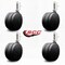 Service Caster 4'' Extra Large Heavy Duty Twin Wheel Caster 1/2 Threaded Stem , 4PK SCC-UHTS02S100-NYS-121315-4 - alternate 3